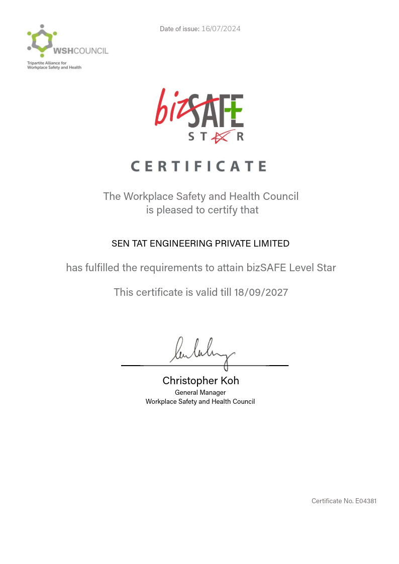 BizSafe Level Star